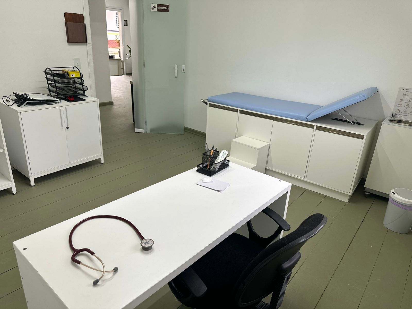Sala de medicação e acolhimento